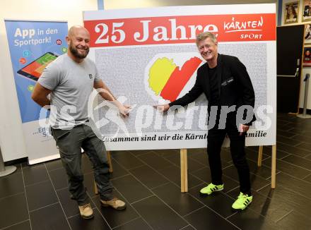 25 JahreKaernten Sport. Daniel Mesotitsch, Arno Arthofer. Klagenfurt, 17.10.2024.
Foto: Kuess
www.qspictures.net
---
pressefotos, pressefotografie, kuess, qs, qspictures, sport, bild, bilder, bilddatenbank