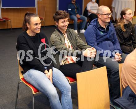 Spitzensport und Studium. Lara Vadlau (Segeln),  Nadine Weratschnig (Wildwassersport). Klagenfurt, am 16.10.2024.
Foto: Kuess
www.qspictures.net
---
pressefotos, pressefotografie, kuess, qs, qspictures, sport, bild, bilder, bilddatenbank