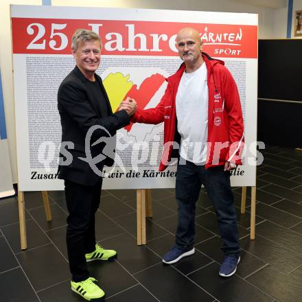 25 JahreKaernten Sport. Arno Arthofer, Gerald Zimmermann. Klagenfurt, 17.10.2024.
Foto: Kuess
www.qspictures.net
---
pressefotos, pressefotografie, kuess, qs, qspictures, sport, bild, bilder, bilddatenbank