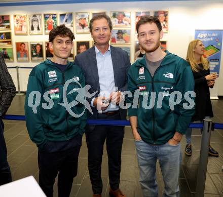 25 JahreKaernten Sport. Timo Uznik, Daniel Uznik, Nicolai Uznik. Klagenfurt, 17.10.2024.
Foto: Kuess
www.qspictures.net
---
pressefotos, pressefotografie, kuess, qs, qspictures, sport, bild, bilder, bilddatenbank