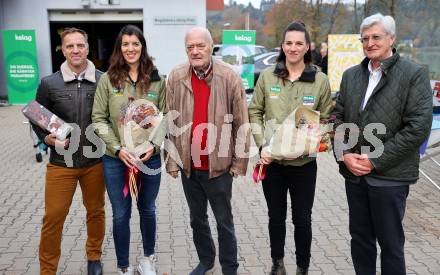 Rudern. Ehrung Magdalena und Katharina Lobnig. Kurt Traer,  Magdalena Lobnig, Kurt Peterle, Katharina Lobnig, Heinrich Neuberger. Voelkermarkt, am 19.10.2024.
Foto: Kuess
---
pressefotos, pressefotografie, kuess, qs, qspictures, sport, bild, bilder, bilddatenbank