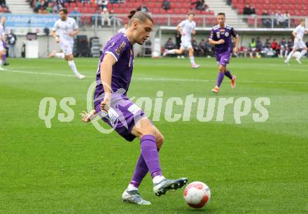 Fussball Bundesliga.  SK Austria Klagenfurt gegen Austria Wien .  Niklas Szerencsi (Klagenfurt). Klagenfurt, am 20.10.2024.
Foto: Kuess
www.qspictures.net
---
pressefotos, pressefotografie, kuess, qs, qspictures, sport, bild, bilder, bilddatenbank