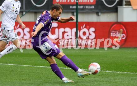 Fussball Bundesliga.  SK Austria Klagenfurt gegen Austria Wien .  Christopher Wernitznig (Klagenfurt). Klagenfurt, am 20.10.2024.
Foto: Kuess
www.qspictures.net
---
pressefotos, pressefotografie, kuess, qs, qspictures, sport, bild, bilder, bilddatenbank