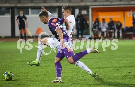 Fussball OEFB Cup. WAC gegen SK Austria Klagenfurt. Ervin Omic (WAC), Christopher Wernitznig (Austria Klagenfurt). Wolfsberg, am 30.10.2024.
Foto: Kuess
---
pressefotos, pressefotografie, kuess, qs, qspictures, sport, bild, bilder, bilddatenbank