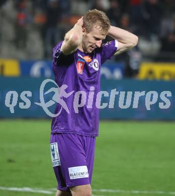 Fussball OEFB Cup. WAC gegen SK Austria Klagenfurt. Christopher Cvetko  (Austria Klagenfurt). Wolfsberg, am 30.10.2024.
Foto: Kuess
---
pressefotos, pressefotografie, kuess, qs, qspictures, sport, bild, bilder, bilddatenbank