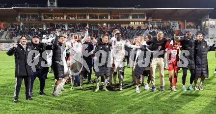 Fussball OEFB Cup. WAC gegen SK Austria Klagenfurt.   Jubel WAC. Wolfsberg, am 30.10.2024.
Foto: Kuess
www.qspictures.net
---
pressefotos, pressefotografie, kuess, qs, qspictures, sport, bild, bilder, bilddatenbank