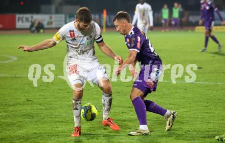 Fussball OEFB Cup. WAC gegen SK Austria Klagenfurt. Dominik Baumgartner (WAC), Christopher Wernitznig (Austria Klagenfurt). Wolfsberg, am 30.10.2024.
Foto: Kuess
---
pressefotos, pressefotografie, kuess, qs, qspictures, sport, bild, bilder, bilddatenbank