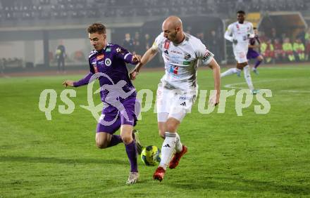 Fussball OEFB Cup. WAC gegen SK Austria Klagenfurt. Nicolas Wimmer,  (WAC),  Laurenz Dehl   (Austria Klagenfurt). Wolfsberg, am 30.10.2024.
Foto: Kuess
www.qspictures.net
---
pressefotos, pressefotografie, kuess, qs, qspictures, sport, bild, bilder, bilddatenbank