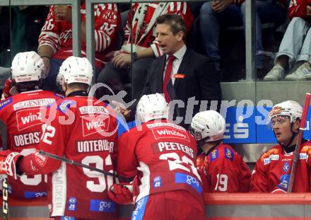 Eishockey Bundesliga. KAC gegen Innsbruck. Trainer Kirk Furey (KAC). Klagenfurt, am 1.11.2024.
Foto: Kuess
---
pressefotos, pressefotografie, kuess, qs, qspictures, sport, bild, bilder, bilddatenbank