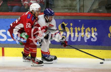 Eishockey Bundesliga. KAC gegen Innsbruck. Senna Peeters (KAC), Daniel Jakubitzka (Innsbruck). Klagenfurt, am 1.11.2024.
Foto: Kuess
---
pressefotos, pressefotografie, kuess, qs, qspictures, sport, bild, bilder, bilddatenbank