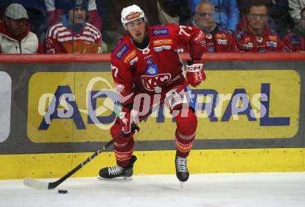 Eishockey Bundesliga. KAC gegen Innsbruck. Mathias From (KAC). Klagenfurt, am 1.11.2024.
Foto: Kuess
---
pressefotos, pressefotografie, kuess, qs, qspictures, sport, bild, bilder, bilddatenbank