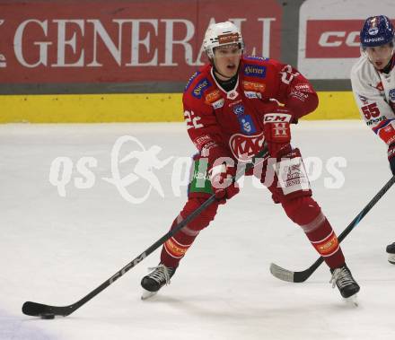 Eishockey Bundesliga. KAC gegen Innsbruck. Senna Peeters  (KAC). Klagenfurt, am 1.11.2024.
Foto: Kuess
---
pressefotos, pressefotografie, kuess, qs, qspictures, sport, bild, bilder, bilddatenbank