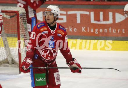 Eishockey Bundesliga. KAC gegen Innsbruck. Matthew Fraser  (KAC). Klagenfurt, am 1.11.2024.
Foto: Kuess
---
pressefotos, pressefotografie, kuess, qs, qspictures, sport, bild, bilder, bilddatenbank