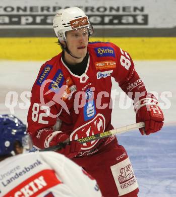 Eishockey Bundesliga. KAC gegen Innsbruck. Thilo Nickl  (KAC). Klagenfurt, am 1.11.2024.
Foto: Kuess
---
pressefotos, pressefotografie, kuess, qs, qspictures, sport, bild, bilder, bilddatenbank