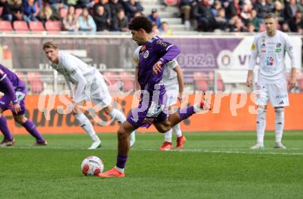 Fussball Bundesliga.  Austria Klagenfurt gegen WAC.  Ben Bobzien (Austria Klagenfurt).  Klagenfurt, am 3.11.2024.
Foto: Kuess
www.qspictures.net
---
pressefotos, pressefotografie, kuess, qs, qspictures, sport, bild, bilder, bilddatenbank