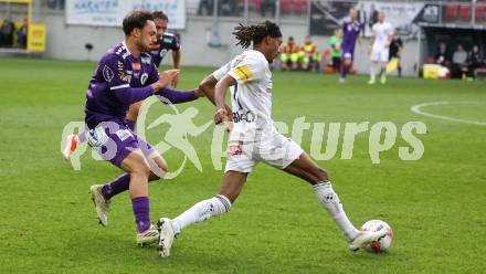 Fussball Bundesliga. SK Austria Klagenfurt gegen WAC.. Simon Straudi (Austria Klagenfurt), Thierno Ballo (WAC).. Klagenfurt, am 3.11.2024
Foto: Kuess
---
pressefotos, pressefotografie, kuess, qs, qspictures, sport, bild, bilder, bilddatenbank