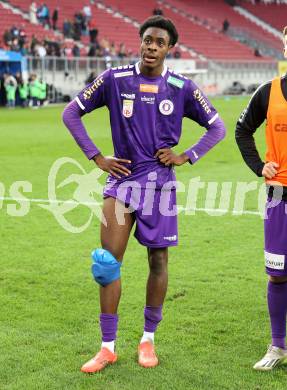 Fussball Bundesliga. SK Austria Klagenfurt gegen WAC.. Dikeni-Rafid Salifou  (Austria Klagenfurt). Klagenfurt, am 3.11.2024
Foto: Kuess
---
pressefotos, pressefotografie, kuess, qs, qspictures, sport, bild, bilder, bilddatenbank