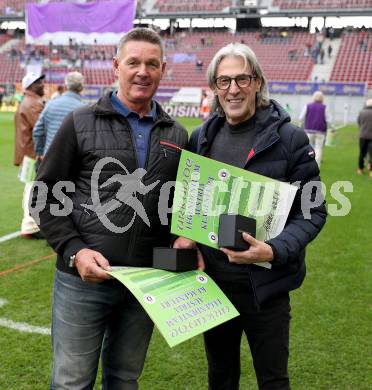 Fussball Bundesliga. SK Austria Klagenfurt gegen WAC.. Austria Klagenfurt Legenden. Alexander Philipp, Franz Oberacher. Klagenfurt, am 3.11.2024
Foto: Kuess
---
pressefotos, pressefotografie, kuess, qs, qspictures, sport, bild, bilder, bilddatenbank