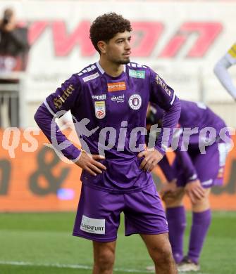 Fussball Bundesliga. SK Austria Klagenfurt gegen WAC.. Ben Bobzien  (Austria Klagenfurt). Klagenfurt, am 3.11.2024
Foto: Kuess
---
pressefotos, pressefotografie, kuess, qs, qspictures, sport, bild, bilder, bilddatenbank