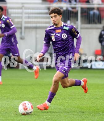 Fussball Bundesliga. SK Austria Klagenfurt gegen WAC.. Ben Bobzien  (Austria Klagenfurt). Klagenfurt, am 3.11.2024
Foto: Kuess
---
pressefotos, pressefotografie, kuess, qs, qspictures, sport, bild, bilder, bilddatenbank