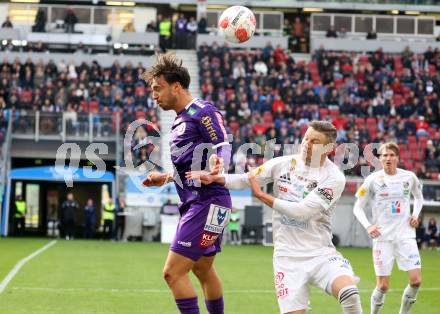 Fussball Bundesliga. SK Austria Klagenfurt gegen WAC.. Simon Straudi (Austria Klagenfurt), Maximilian Ullmann (WAC). Klagenfurt, am 3.11.2024
Foto: Kuess
---
pressefotos, pressefotografie, kuess, qs, qspictures, sport, bild, bilder, bilddatenbank