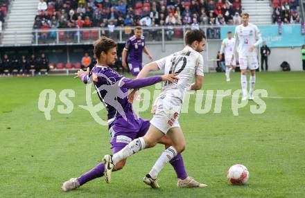 Fussball Bundesliga. SK Austria Klagenfurt gegen WAC.. Thorsten Mahrer (Austria Klagenfurt), Thomas Sabitzer (WAC). Klagenfurt, am 3.11.2024
Foto: Kuess
---
pressefotos, pressefotografie, kuess, qs, qspictures, sport, bild, bilder, bilddatenbank