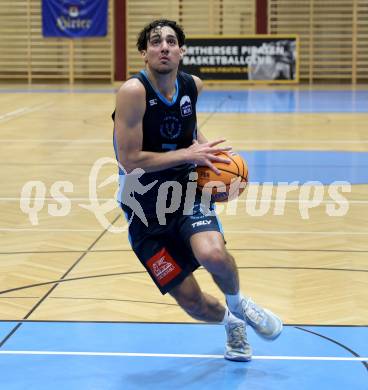 Basketball 2. Liga 2024/2025. Grunddurchgang 7. Runde. Woerthersee Piraten gegen Vienna Timberwolves.  Armin Karian (Vienna). Klagenfurt, am 9.11.2024.
Foto: Kuess


---
pressefotos, pressefotografie, kuess, qs, qspictures, sport, bild, bilder, bilddatenbank