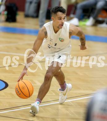 Basketball 2. Liga 2024/2025. Grunddurchgang 8. Runde. KOS Celovec gegen Kufstein Towers.   Mauro Gerszke (KOS),  Klagenfurt, am 16.11.2024.
Foto: Kuess


---
pressefotos, pressefotografie, kuess, qs, qspictures, sport, bild, bilder, bilddatenbank