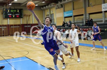 Basketball 2. Liga 2024/2025. Grunddurchgang 8. Runde. KOS Celovec gegen Kufstein Towers.    Patrick Fister (Kufstein). Klagenfurt, am 16.11.2024.
Foto: Kuess


---
pressefotos, pressefotografie, kuess, qs, qspictures, sport, bild, bilder, bilddatenbank