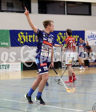 Floorball Derby KAC  gegen VSV Unihockey.  Torjubel Brajic Anze (VSV). Klagenfurt, am 16.11.2024.
Foto: Kuess
www.qspictures.net
---
pressefotos, pressefotografie, kuess, qs, qspictures, sport, bild, bilder, bilddatenbank