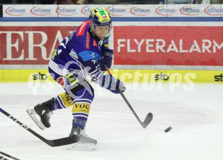 Eishockey ICE Bundesliga. VSV gegen Fehervar.  John Hughes (VSV). Villach, am 20.11.2024.
Foto: Kuess
---
pressefotos, pressefotografie, kuess, qs, qspictures, sport, bild, bilder, bilddatenbank