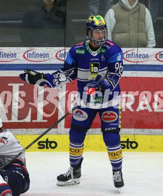 Eishockey ICE Bundesliga. VSV gegen Fehervar.  Patrick Holway (VSV). Villach, am 20.11.2024.
Foto: Kuess
---
pressefotos, pressefotografie, kuess, qs, qspictures, sport, bild, bilder, bilddatenbank