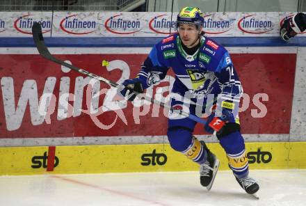 Eishockey ICE Bundesliga. VSV gegen Fehervar.  Max Coatta  (VSV). Villach, am 20.11.2024.
Foto: Kuess
---
pressefotos, pressefotografie, kuess, qs, qspictures, sport, bild, bilder, bilddatenbank