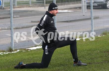 Fussball Bundesliga. Training.  SK Austria Klagenfurt.  Martin Hinteregger. Klagenfurt, am 26.11.2024.
Foto: Kuess
---
pressefotos, pressefotografie, kuess, qs, qspictures, sport, bild, bilder, bilddatenbank