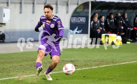 Fussball Bundesliga. SK  Austria Klagenfurt gegen WSG Tirol. Simon Straudi (Klagenfurt). Klagenfurt, am 1.12.2024.
Foto: Kuess
---
pressefotos, pressefotografie, kuess, qs, qspictures, sport, bild, bilder, bilddatenbank