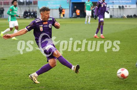 Fussball Bundesliga. SK  Austria Klagenfurt gegen WSG Tirol. Christopher Wernitzng (Klagenfurt). Klagenfurt, am 1.12.2024.
Foto: Kuess
---
pressefotos, pressefotografie, kuess, qs, qspictures, sport, bild, bilder, bilddatenbank