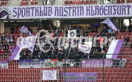 Fussball Bundesliga. SK  Austria Klagenfurt gegen WSG Tirol. Fans (Klagenfurt). Klagenfurt, am 1.12.2024.
Foto: Kuess
---
pressefotos, pressefotografie, kuess, qs, qspictures, sport, bild, bilder, bilddatenbank