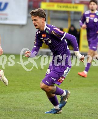 Fussball Bundesliga. SK  Austria Klagenfurt gegen WSG Tirol. Philipp Wydra (Klagenfurt). Klagenfurt, am 1.12.2024.
Foto: Kuess
---
pressefotos, pressefotografie, kuess, qs, qspictures, sport, bild, bilder, bilddatenbank