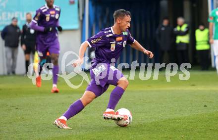 Fussball Bundesliga. SK  Austria Klagenfurt gegen WSG Tirol. Tobias Koch (Klagenfurt). Klagenfurt, am 1.12.2024.
Foto: Kuess
---
pressefotos, pressefotografie, kuess, qs, qspictures, sport, bild, bilder, bilddatenbank