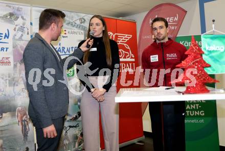 Kaernten Sport. Package Uebergabe. Marijana Jelic, Stefan Heincz.
Foto: Kuess
---
pressefotos, pressefotografie, kuess, qs, qspictures, sport, bild, bilder, bilddatenbank