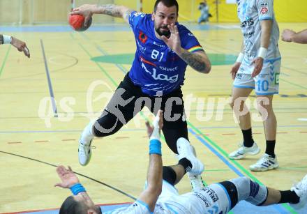 HLA Handball Bundesliga. SC Ferlach gegen HSG Xentis Lipizzanerheimat.  Adrian Milicevic (SCF)). Ferlach, am 6.12.2024.
Foto: Kuess
---
pressefotos, pressefotografie, kuess, qs, qspictures, sport, bild, bilder, bilddatenbank