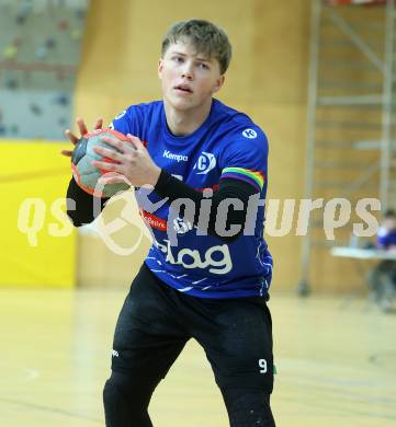 HLA Handball Bundesliga. SC Ferlach gegen HSG Xentis Lipizzanerheimat.  Nico Sager  (SCF),. Ferlach, am 6.12.2024.
Foto: Kuess
---
pressefotos, pressefotografie, kuess, qs, qspictures, sport, bild, bilder, bilddatenbank