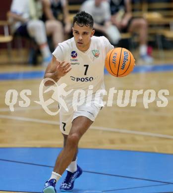 Basketball 2. Liga 2024/2025. Grunddurchgang 12. Runde.  KOS Celovec gegen Vienna United.   Mauro Gerszke (KOS Celovec),  Klagenfurt, am 14.12.2024.
Foto: Kuess


---
pressefotos, pressefotografie, kuess, qs, qspictures, sport, bild, bilder, bilddatenbank