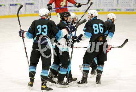 Eishockey. AHC Division 2 Ost.. Lendhafen Seeloewen gegen Reifnitz Trouts. Torjubel (Seeloewen)).. Ferlach, am 15.12.2024.
Foto: Kuess
---
pressefotos, pressefotografie, kuess, qs, qspictures, sport, bild, bilder, bilddatenbank