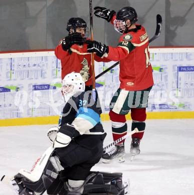 Eishockey. AHC Division 2 Ost.. Lendhafen Seeloewen gegen Reifnitz Trouts. Torjubel Nico Toff, Marco Ungericht (Reifnitz).. Ferlach, am 15.12.2024.
Foto: Kuess
---
pressefotos, pressefotografie, kuess, qs, qspictures, sport, bild, bilder, bilddatenbank
