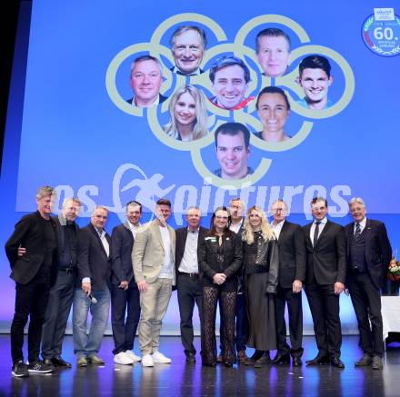 Nacht des Sports. Sportlergala. Arno Arthofer, Marijan Velik, Dietmar Triebnig, Markus Salcher, Thomas Morgenstern, Karl Schnabl, Lara Vadlau, Fritz Strobl, Anna Gasser, Franz Klammer, Matthias Mayer, LH Peter Kaiser. . Villach, am 21.12.2024.
Foto: Kuess
www.qspictures.net
---
pressefotos, pressefotografie, kuess, qs, qspictures, sport, bild, bilder, bilddatenbank