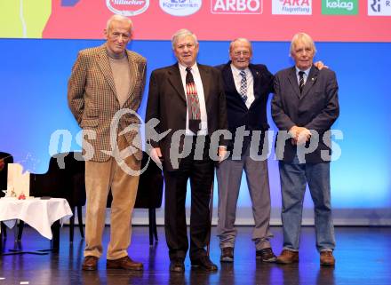 Nacht des Sports. Sportlergala. Ernst Primosch, Kurt Raunegger, Dietmar Lacker, Hans Gressl. Villach, am 21.12.2024.
Foto: Kuess
www.qspictures.net
---
pressefotos, pressefotografie, kuess, qs, qspictures, sport, bild, bilder, bilddatenbank