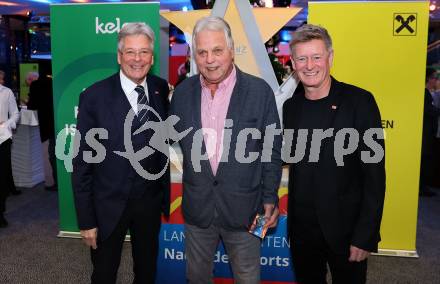 Nacht des Sports. Sportlergala. LH Peter Kaiser, Friedrich Koncilia, Arno Arthofer. Villach, am 21.12.2024.
Foto: Kuess
www.qspictures.net
---
pressefotos, pressefotografie, kuess, qs, qspictures, sport, bild, bilder, bilddatenbank