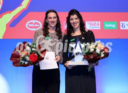 Nacht des Sports. Sportlergala.  Katharina Lobnig, Magdalena Lobnig. Villach, am 21.12.2024.
Foto: Kuess
www.qspictures.net
---
pressefotos, pressefotografie, kuess, qs, qspictures, sport, bild, bilder, bilddatenbank