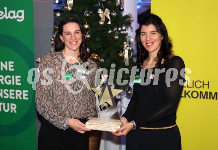 Nacht des Sports. Sportlergala. Katharina Lobnig, Magdalena Lobnig.  Villach, am 21.12.2024.
Foto: Kuess
www.qspictures.net
---
pressefotos, pressefotografie, kuess, qs, qspictures, sport, bild, bilder, bilddatenbank